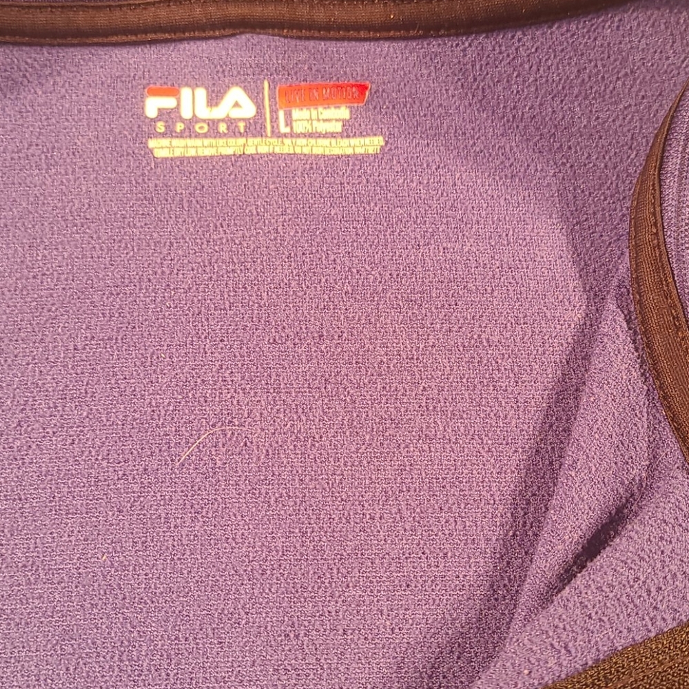 Fila Men's 1/4 Zip Dress Sweat Shirt L - Picture 6 of 12
